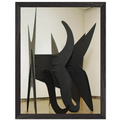 THE X AND ITS TAILS 1967 by Alexander Calder — Framed art print at Zephyeer