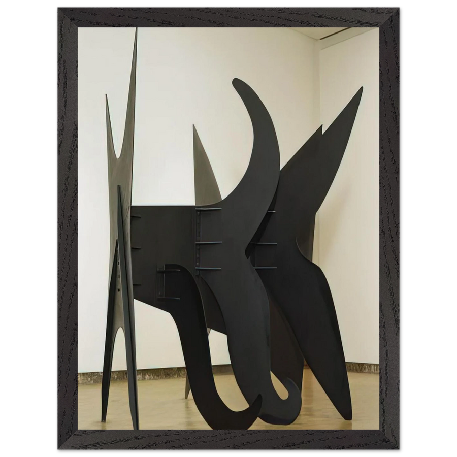 THE X AND ITS TAILS 1967 by Alexander Calder — Framed art print at Zephyeer