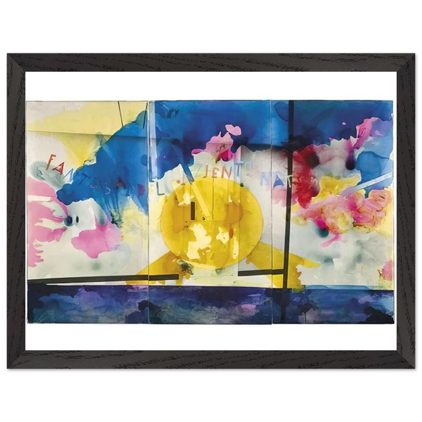Fantasy of the Natural Patient - 1970 by Mario Schifano — Framed art print at Zephyeer