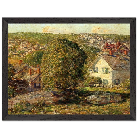 Outskirts of East Gloucester by Childe Hassam — Framed art print at Zephyeer