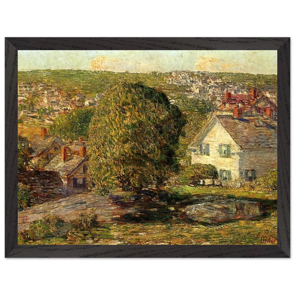 Outskirts of East Gloucester by Childe Hassam — Framed art print at Zephyeer