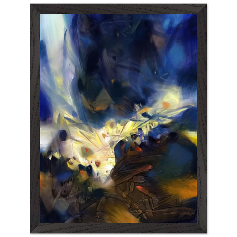 LE SOUFFLE QUI LIBERE LA MATIERE 2006 by Chu teh Chun — Framed art print at Zephyeer