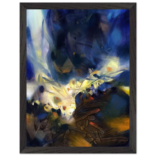 LE SOUFFLE QUI LIBERE LA MATIERE 2006 by Chu teh Chun — Framed art print at Zephyeer