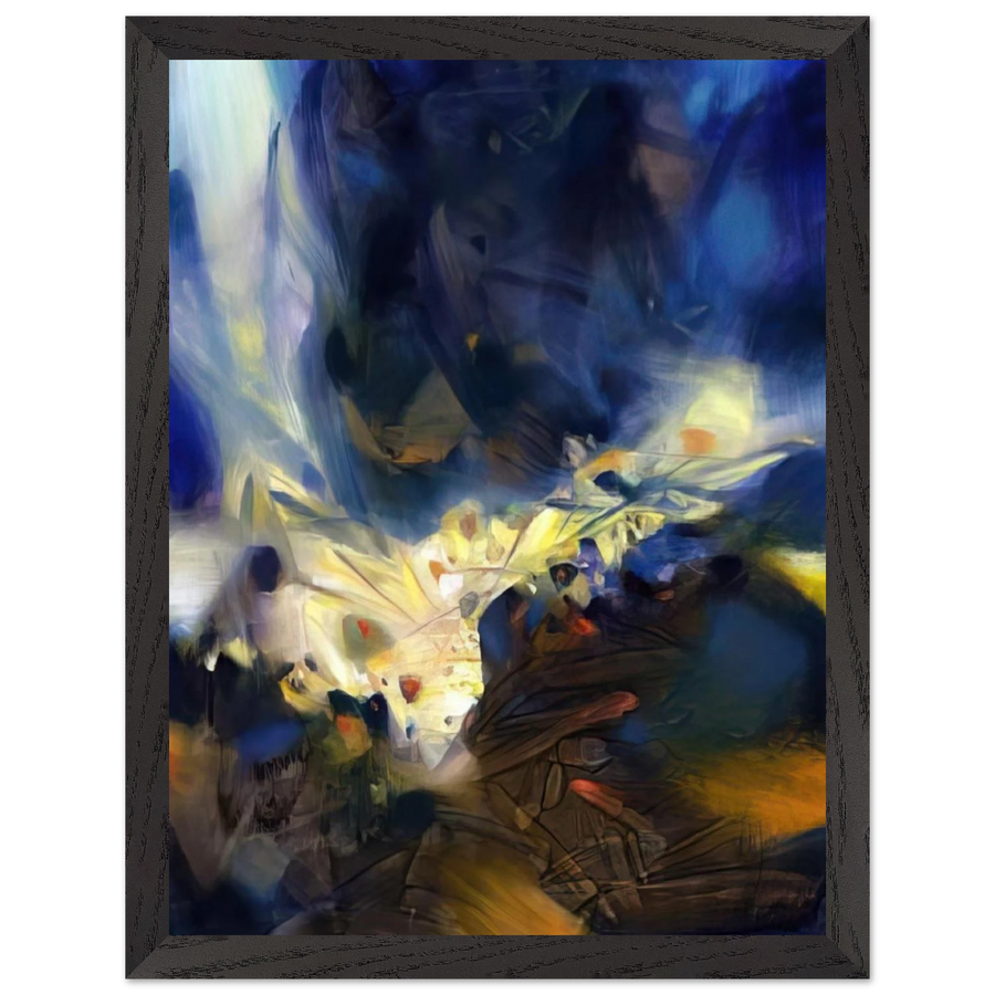 LE SOUFFLE QUI LIBERE LA MATIERE 2006 by Chu teh Chun — Framed art print at Zephyeer