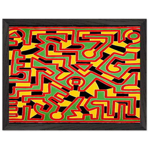 UNTITLED 1988 by Keith Haring — Framed art print at Zephyeer