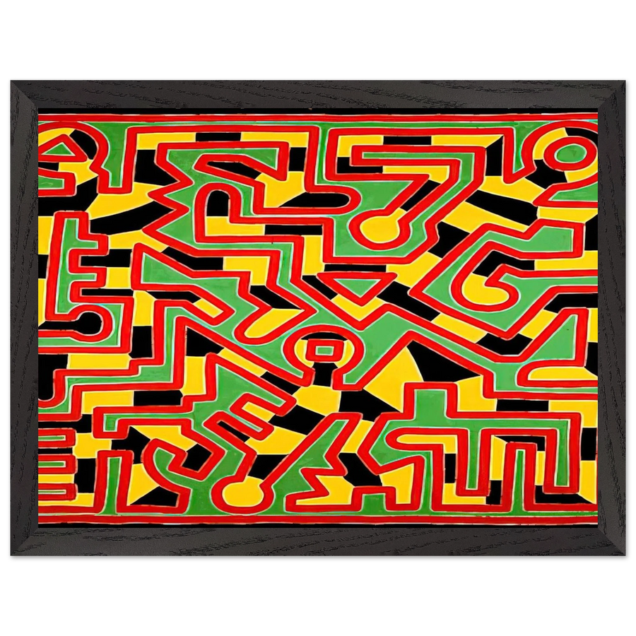 UNTITLED 1988 by Keith Haring — Framed art print at Zephyeer