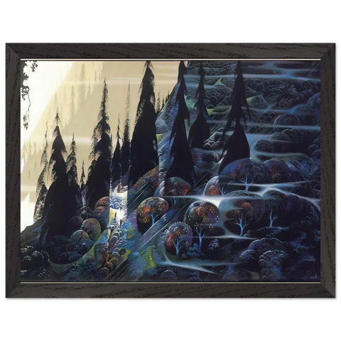 Black Spruce by Eyvind Earle — Framed art print at Zephyeer