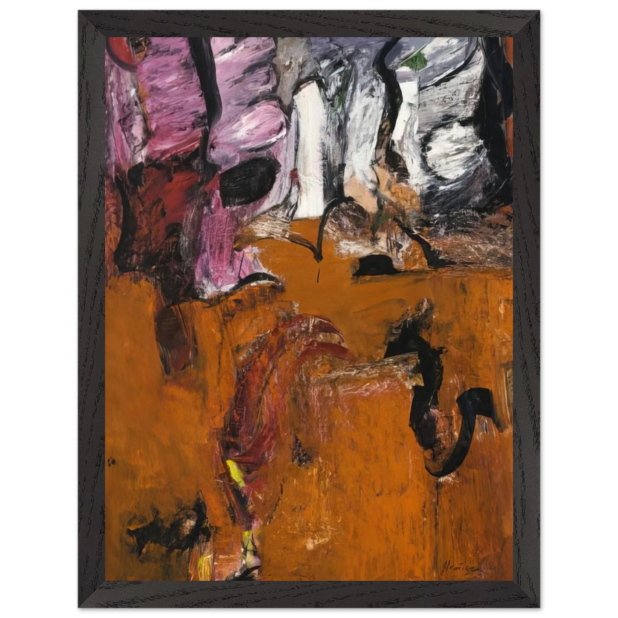 PALLAS ATHENA EARTH 1961 by Grace Hartigan — Framed art print at Zephyeer