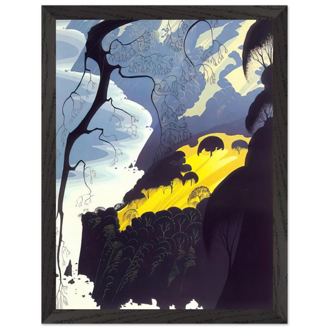 Carmel Highlands by Eyvind Earle — Framed art print at Zephyeer