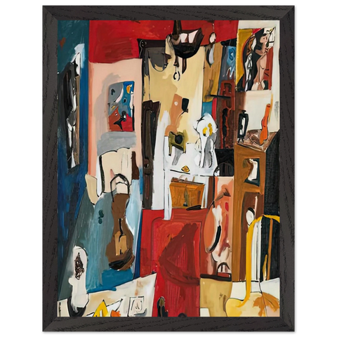 21st Street Studio, 1950- by Helen Frankenthaler — Framed art print at Zephyeer