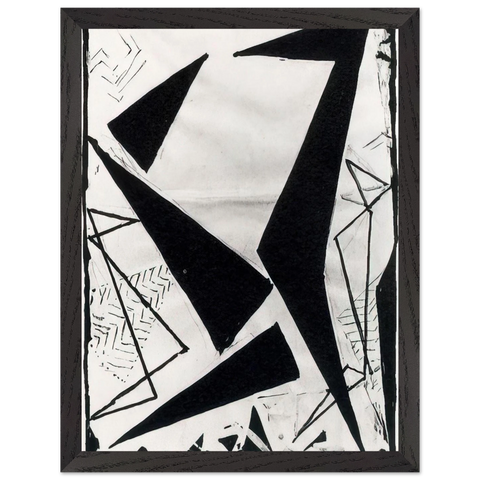 Study in black and white by Frantisek Kupka — Framed art print at Zephyeer
