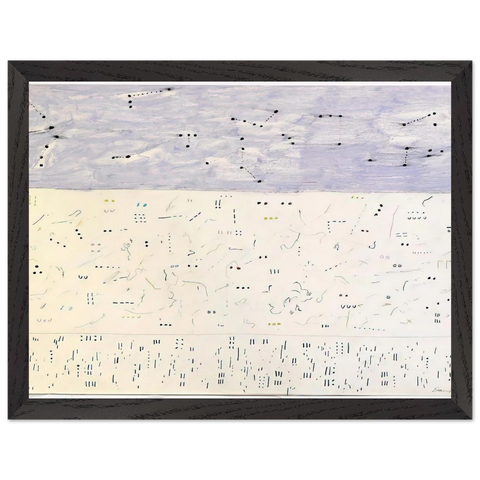 Deep Six - 1979 by Gene Davis — Framed art print at Zephyeer