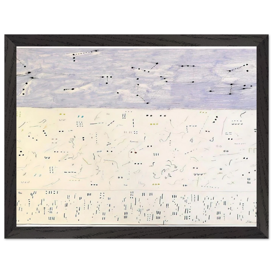 Deep Six - 1979 by Gene Davis — Framed art print at Zephyeer
