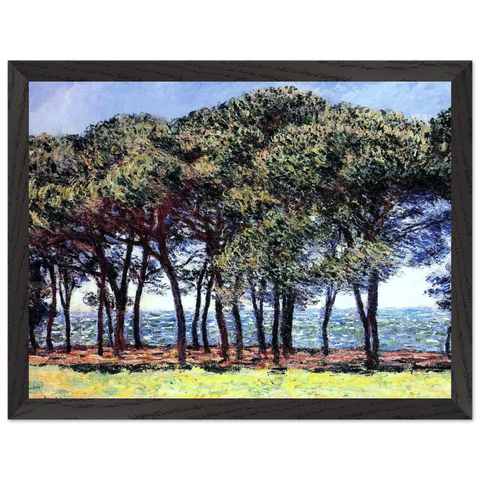 Pine Trees, Cap d'Antibes by Claude Monet — Framed art print at Zephyeer