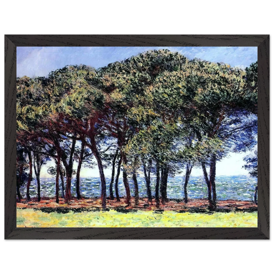 Pine Trees, Cap d'Antibes by Claude Monet — Framed art print at Zephyeer