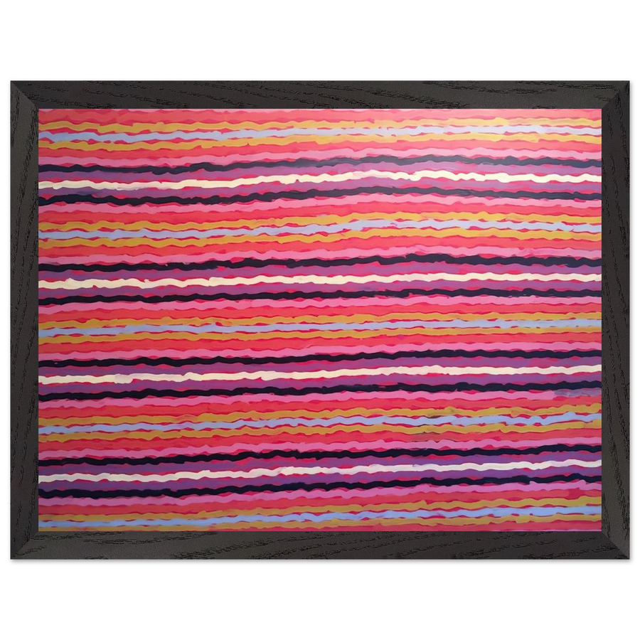 Spear Dreaming, South of Naperby - 1995 by Clifford Possum Tjapaltjarri — Framed art print at Zephyeer