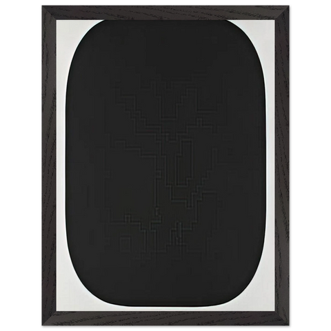 Black Variation IV, from Second Curve series by Ellsworth Kelly — Framed art print at Zephyeer