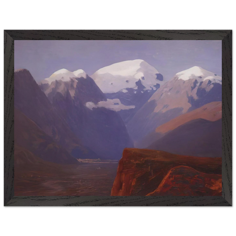 Snow tops by Arkhyp Kuindzhi — Framed art print at Zephyeer