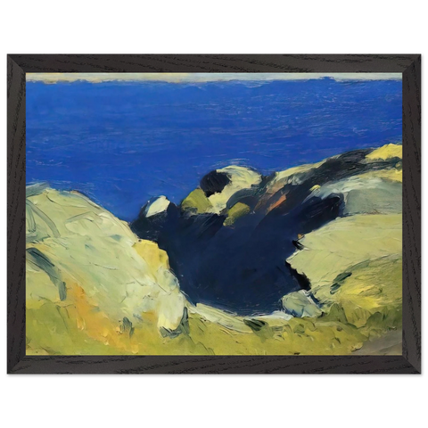 Rocks by Edward Hopper — Framed art print at Zephyeer
