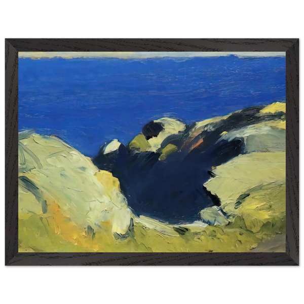 Rocks by Edward Hopper — Framed art print at Zephyeer
