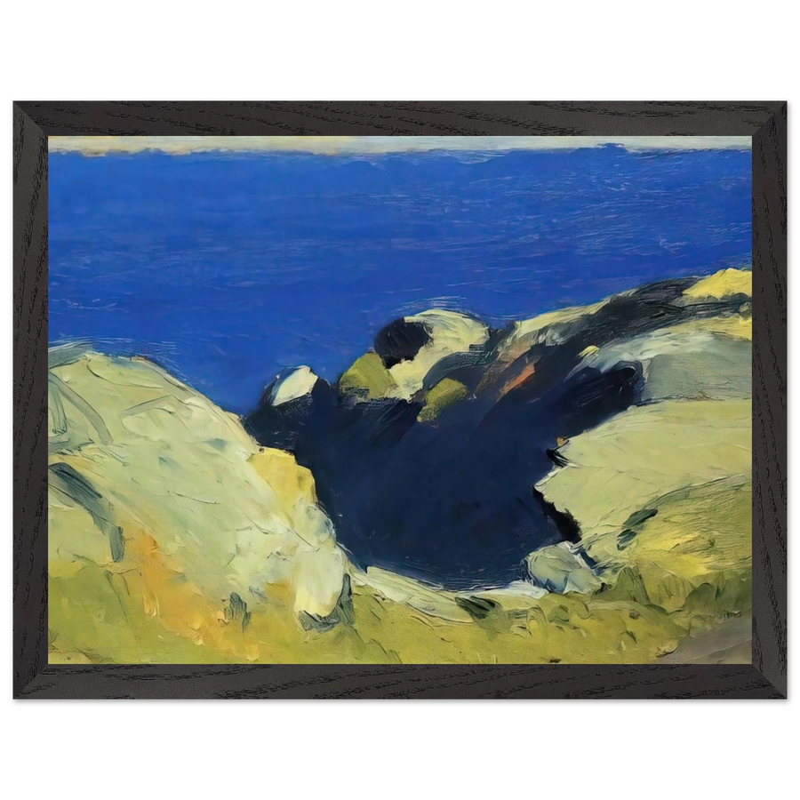 Rocks by Edward Hopper — Framed art print at Zephyeer