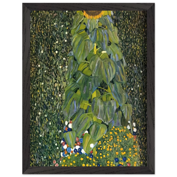 THE SUNFLOWER 1907 by Gustav Klimt — Framed art print at Zephyeer