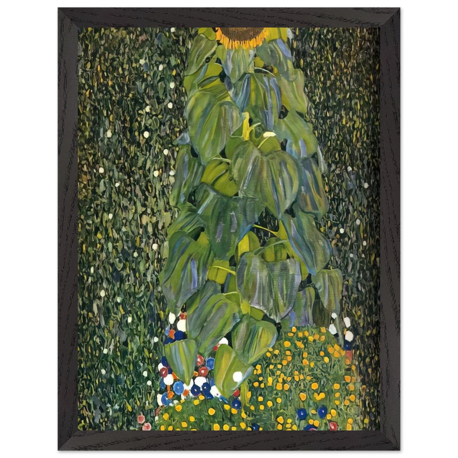 THE SUNFLOWER 1907 by Gustav Klimt — Framed art print at Zephyeer