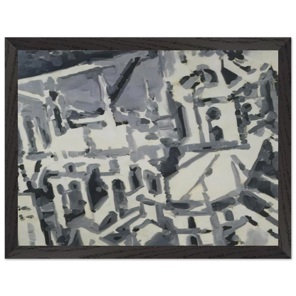 TOWNSCAPE M9 1968 by Gerhard Richter — Framed art print at Zephyeer