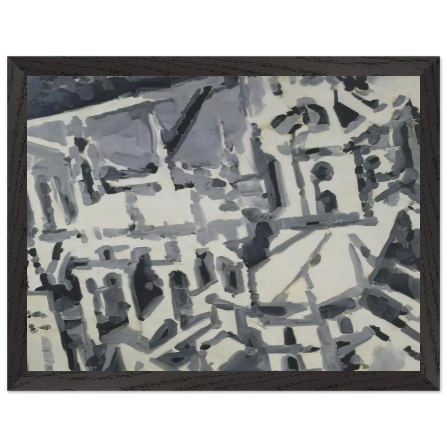 TOWNSCAPE M9 1968 by Gerhard Richter — Framed art print at Zephyeer