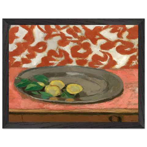 LEMONS ON A PEWTER PLATE 1929 by Henri Matisse — Framed art print at Zephyeer