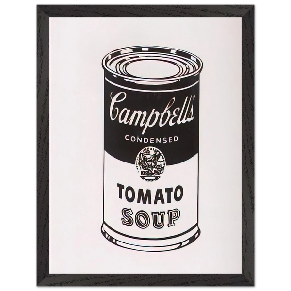 Campbell's Soup Can  Tomato -Retrospective Series by Andy Warhol — Framed art print at Zephyeer