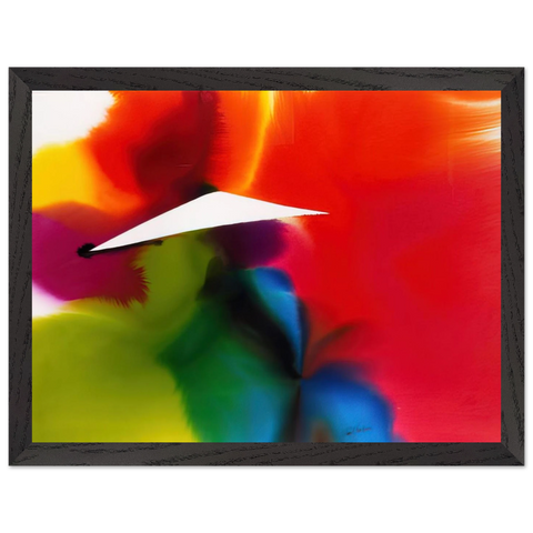 Phenomena French West Indies - Color Field Painting, Lyrical Abstraction by Paul Jenkins — Framed art print at Zephyeer