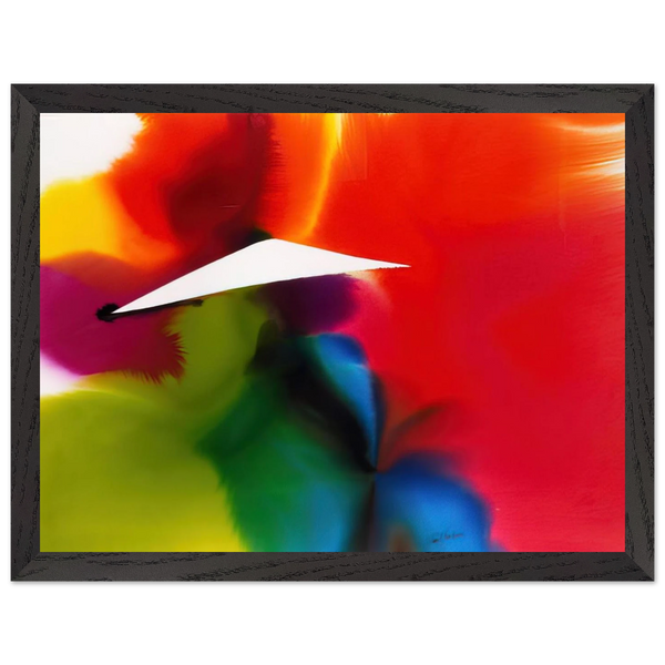 Phenomena French West Indies - Color Field Painting, Lyrical Abstraction by Paul Jenkins — Framed art print at Zephyeer
