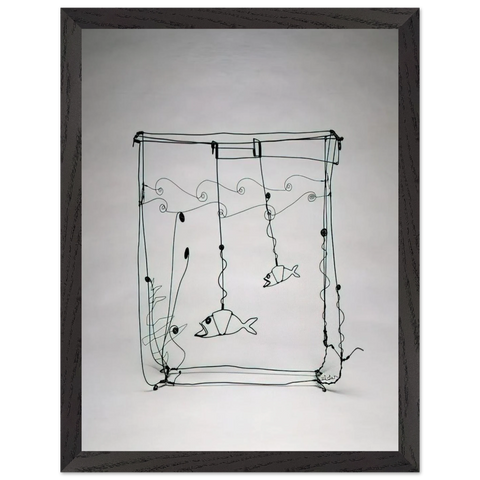 GOLDFISH BOWL 1929 by Alexander Calder — Framed art print at Zephyeer