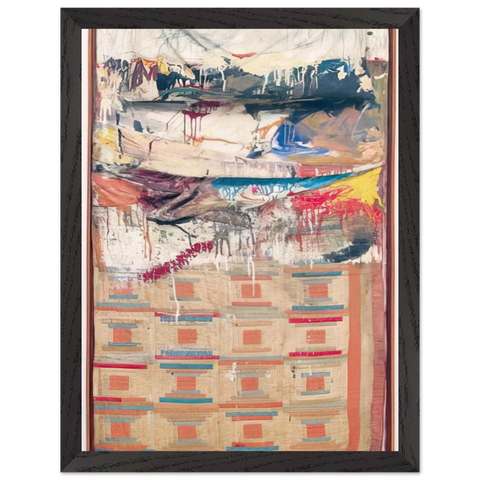 BED by Robert Rauschenberg — Framed art print at Zephyeer