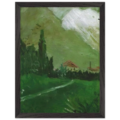 LANDSCAPE NEAR FIGUERAS by Salvador Dali — Framed art print at Zephyeer
