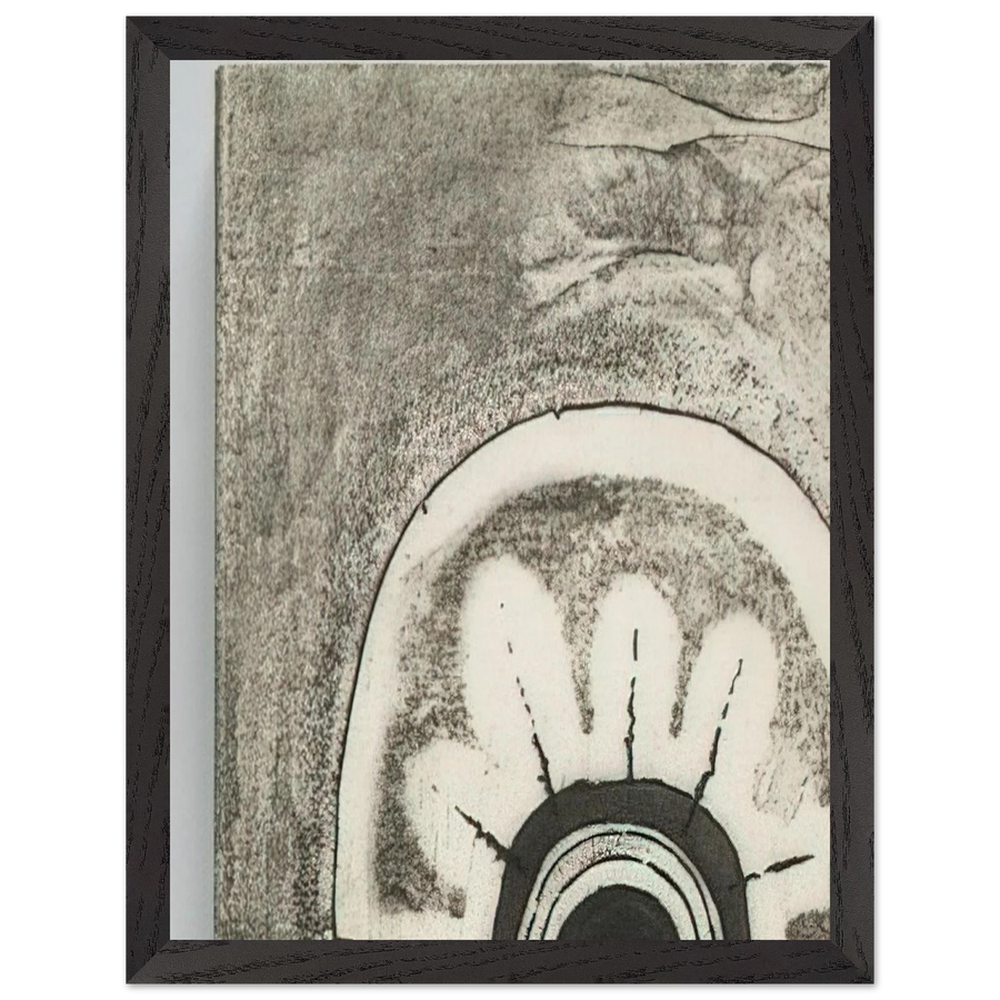 FIFTH STONE SIXTH STONE 1968 by Lee Bontecou — Framed art print at Zephyeer
