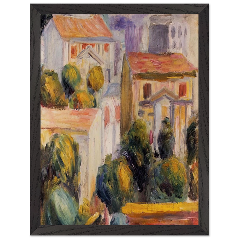 House at Cagnes by Pierre-Auguste Renoir — Framed art print at Zephyeer