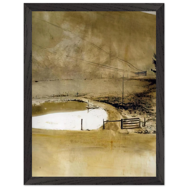 NOT DETECTED 34 by Andrew Wyeth — Framed art print at Zephyeer
