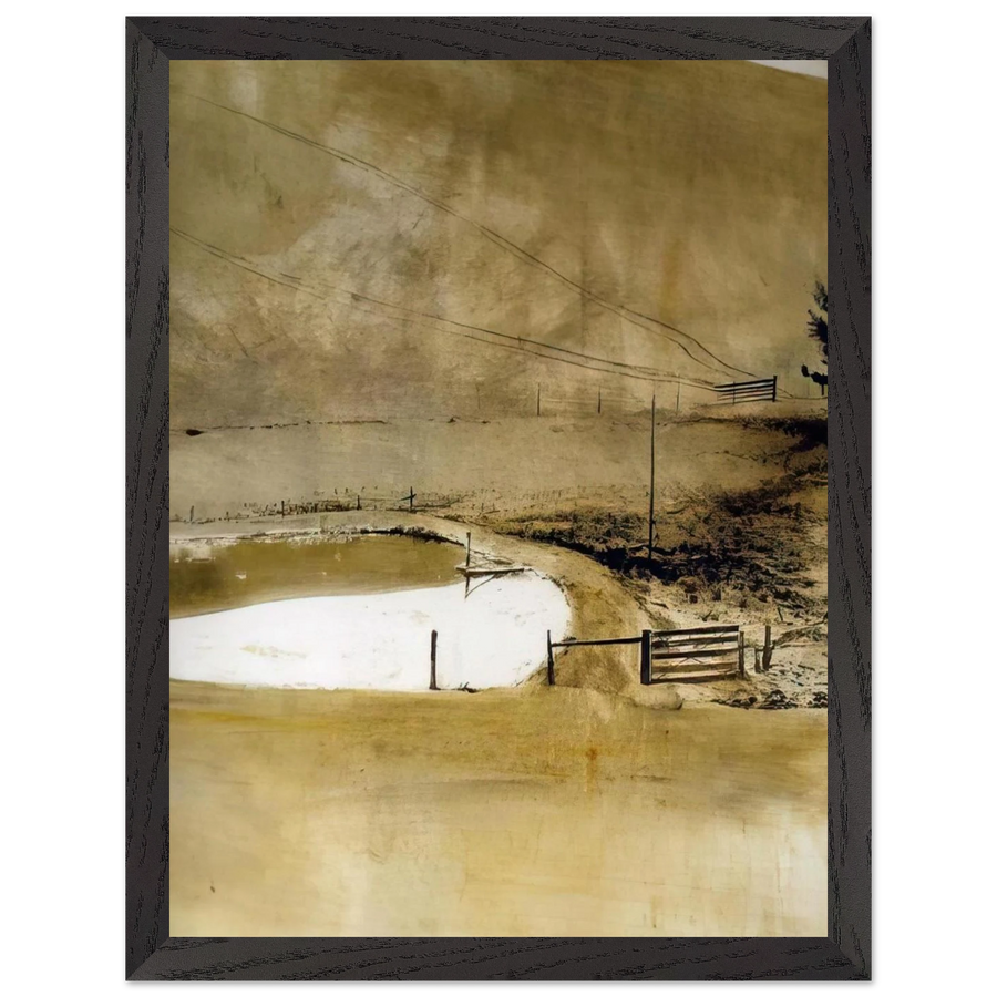 NOT DETECTED 34 by Andrew Wyeth — Framed art print at Zephyeer