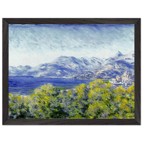 View of Ventimiglia by Claude Monet — Framed art print at Zephyeer