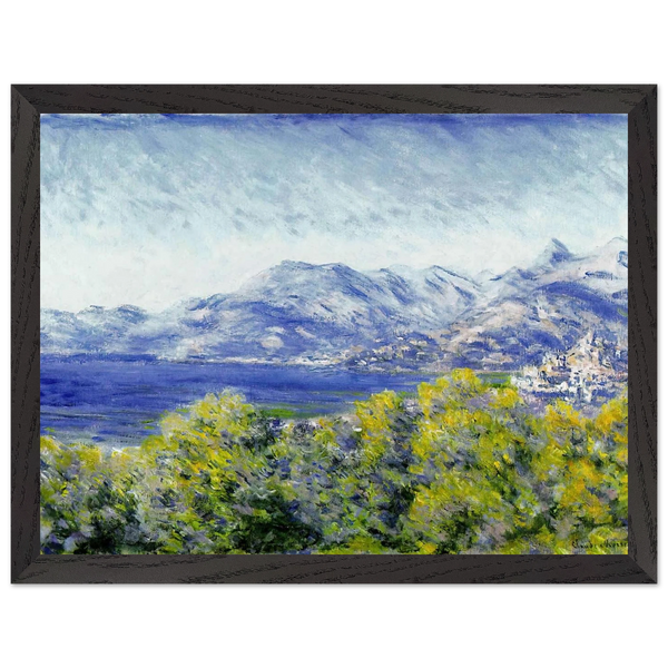 View of Ventimiglia by Claude Monet — Framed art print at Zephyeer