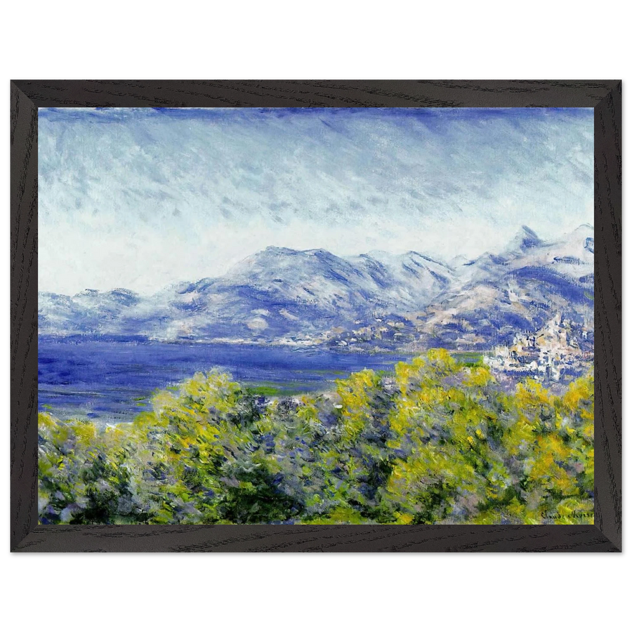 View of Ventimiglia by Claude Monet — Framed art print at Zephyeer