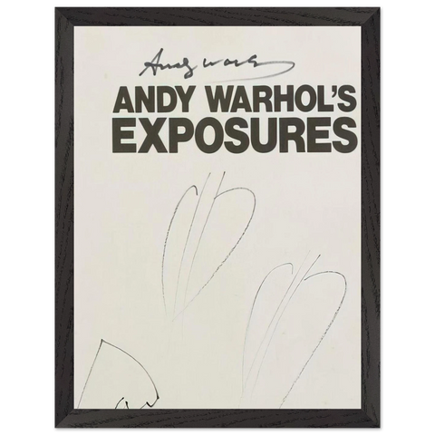 Butterfly Hearths  Andy Warhol's Exposures by Andy Warhol — Framed art print at Zephyeer