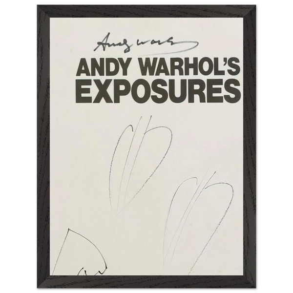 Butterfly Hearths  Andy Warhol's Exposures by Andy Warhol — Framed art print at Zephyeer
