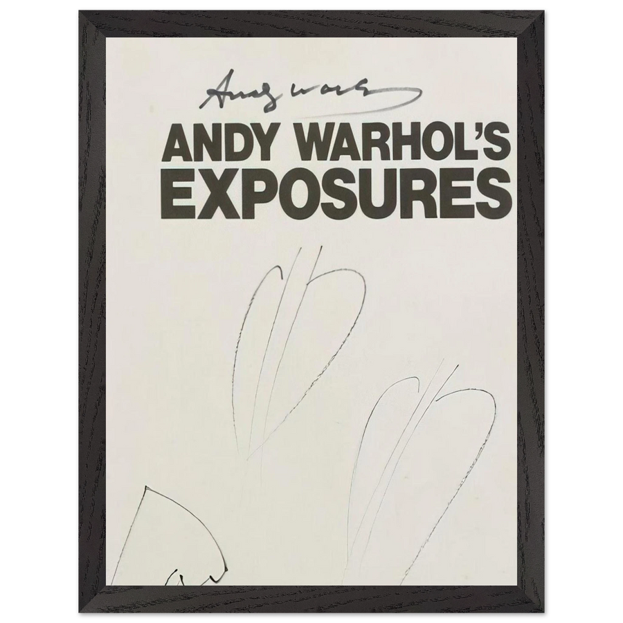 Butterfly Hearths  Andy Warhol's Exposures by Andy Warhol — Framed art print at Zephyeer