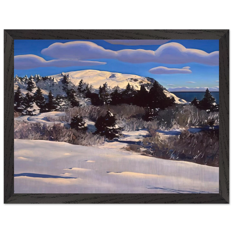 Maine Headland, Winter by Rockwell Kent — Framed art print at Zephyeer