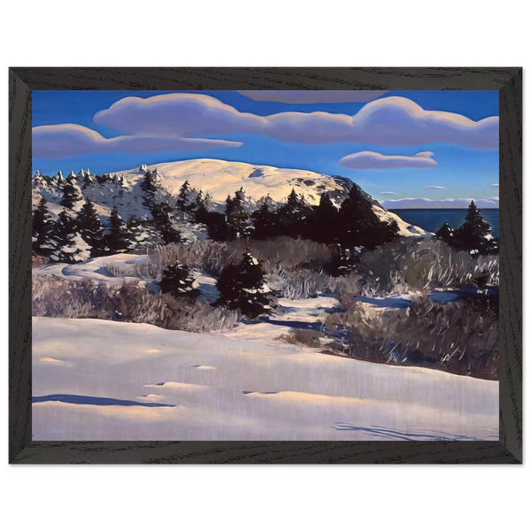 Maine Headland, Winter by Rockwell Kent — Framed art print at Zephyeer