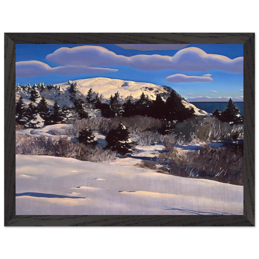 Maine Headland, Winter by Rockwell Kent — Framed art print at Zephyeer