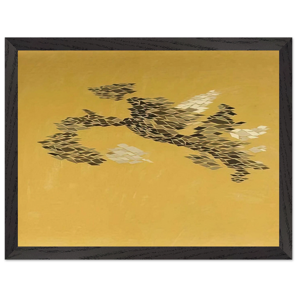 Flying Rectangles - 1969 by Robert Goodnough — Framed art print at Zephyeer